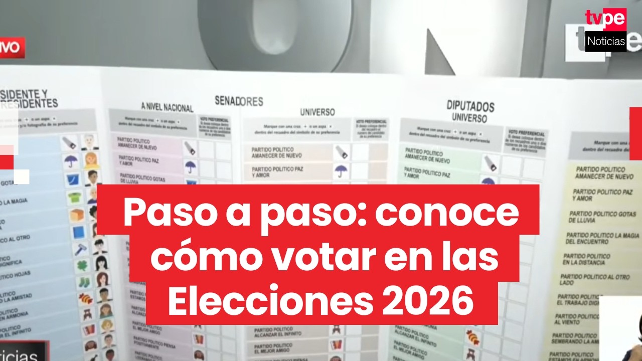 Elecciones 2026: ONPE explica el procedimiento correcto para votar