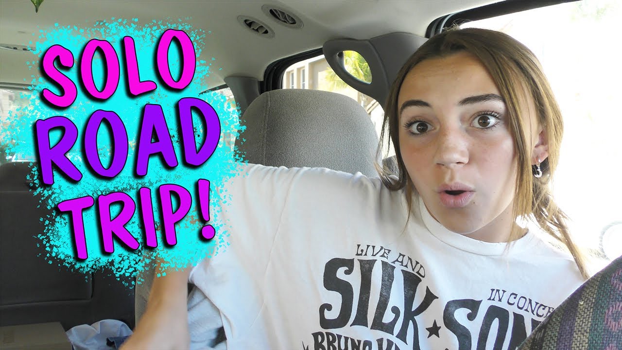 FIRST SOLO ROAD TRIP - DRIVE WITH ME | Kayla Davis