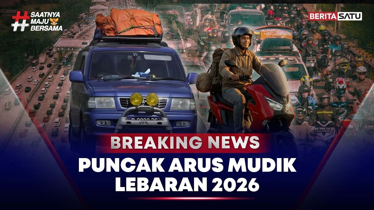 🔴 Breaking News |  Puncak Arus Mudik Lebaran 2026