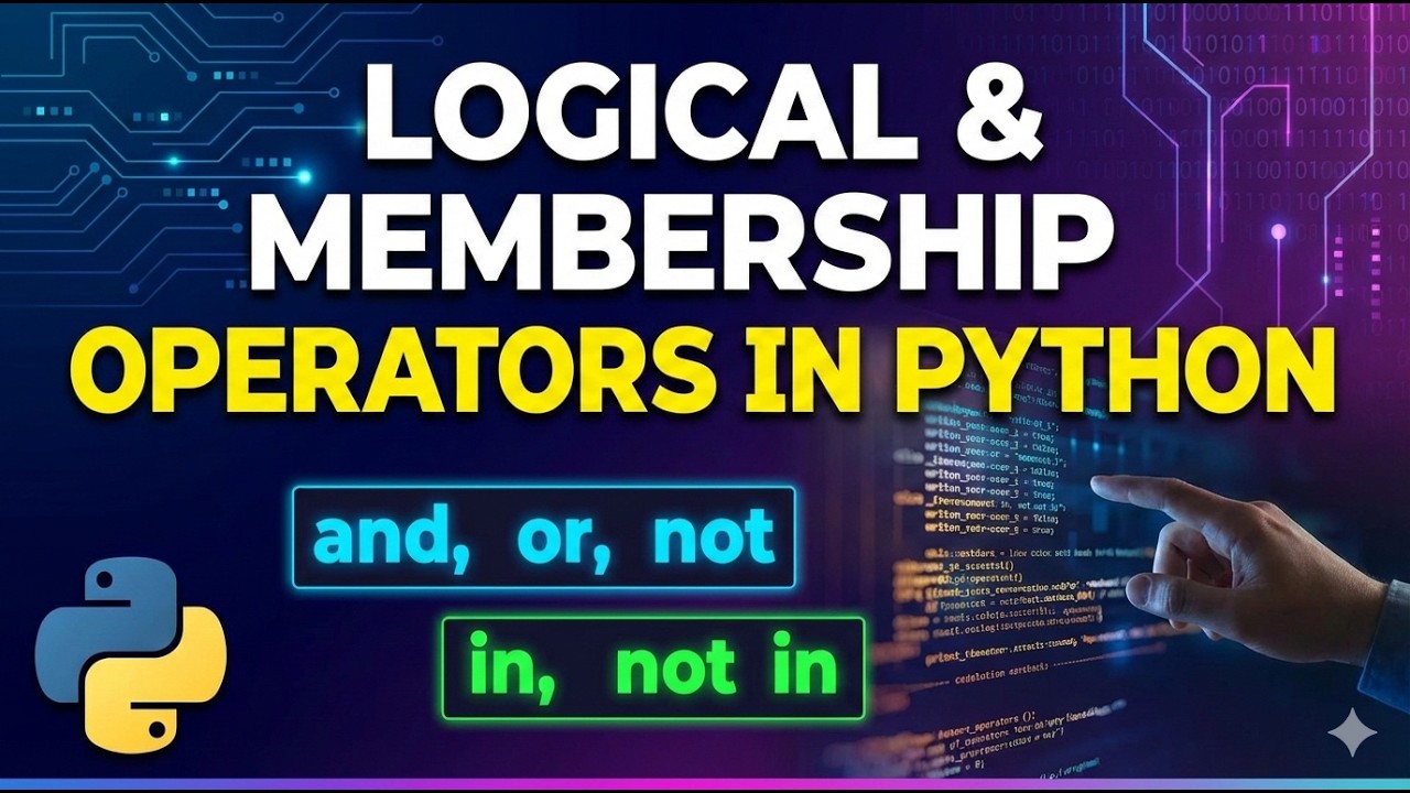 Логические операторы и операторы принадлежности в Python