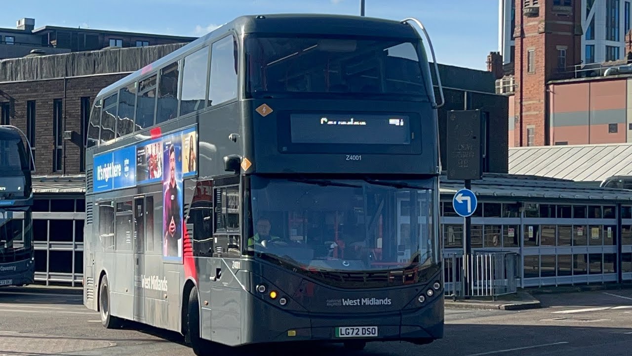 Buses in Coventry city centre (14/2/26)