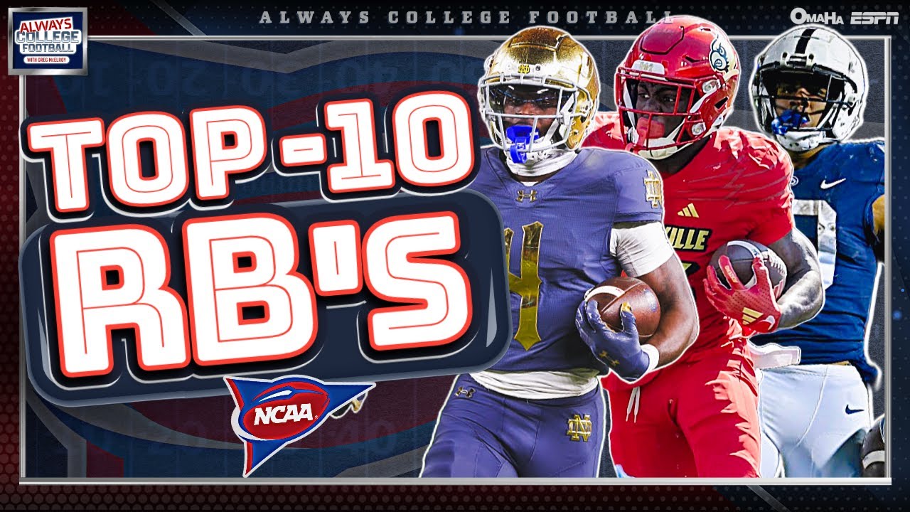 Top 10 running backs heading into 2025 | Always College Football