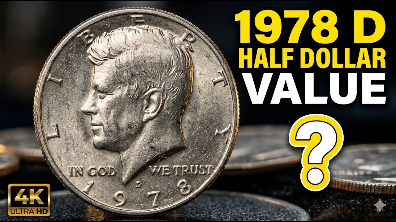 1978 D Kennedy Half Dollar Value Today | USA Half Dollar Coin Worth Money