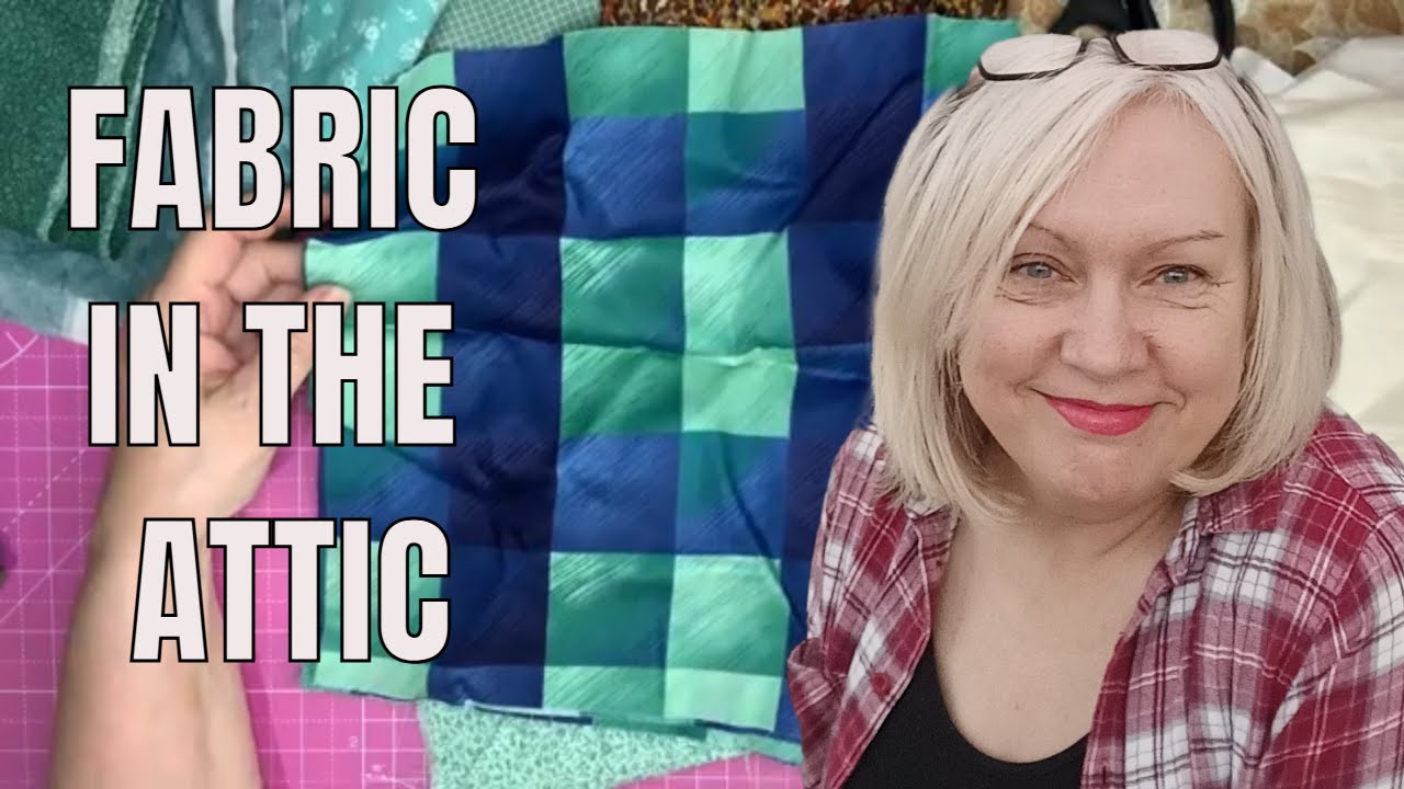 I found a box in the attic! Another forgotten fabric haul unboxing. See what I found!