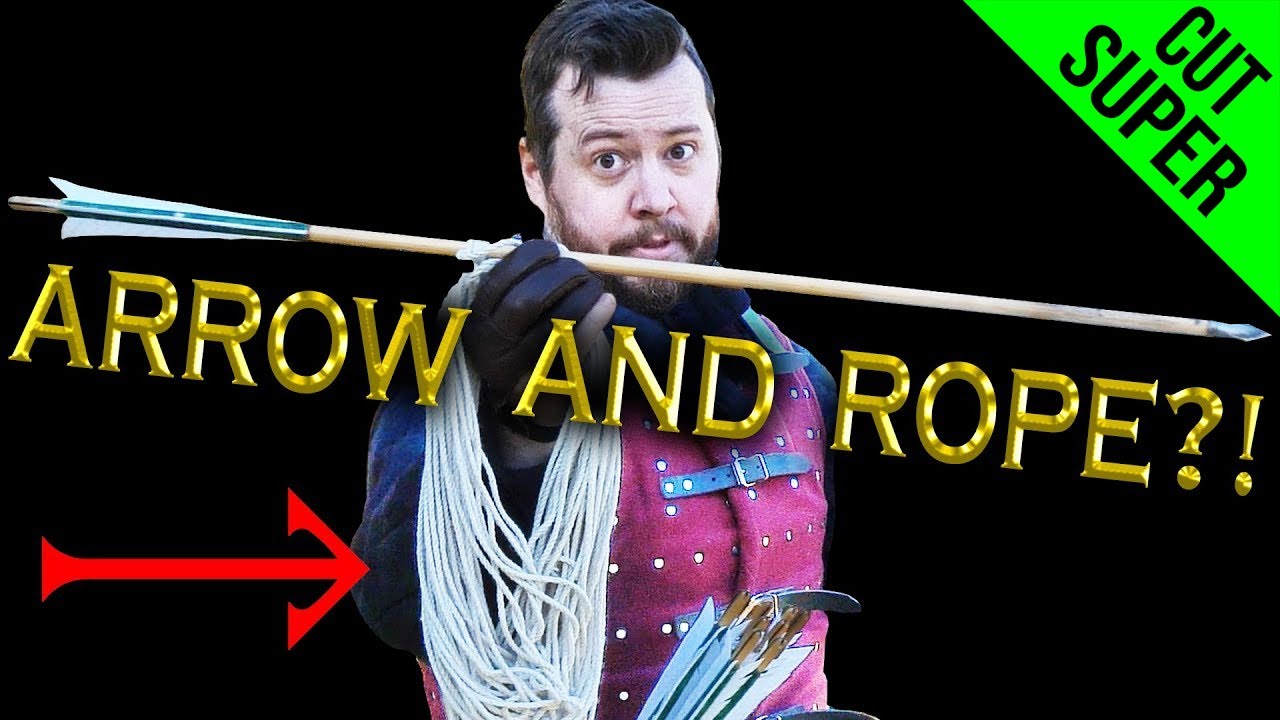How far can you shoot an ARROW with ROPE?