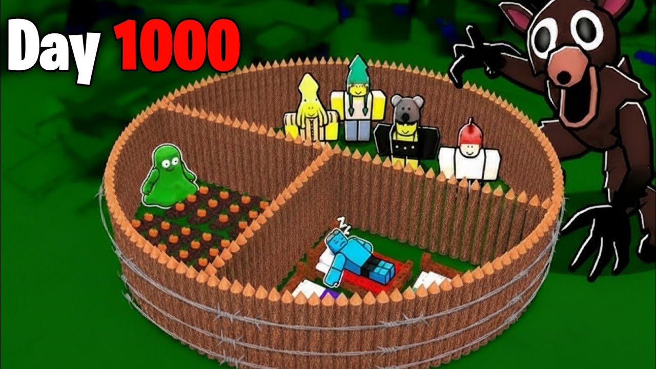 🔥I Survived 300 Days Building the STRONGEST BASE in 99 Nights in the Forest (Roblox)