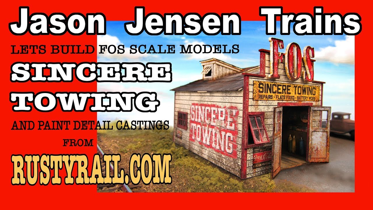 Building Sincere Towing from Fos Scale Models and painting detail castings from Rusty Rail