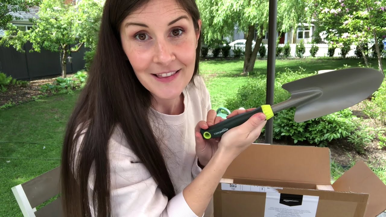 Unboxing my new Amazon Basics Garden Tool Set
