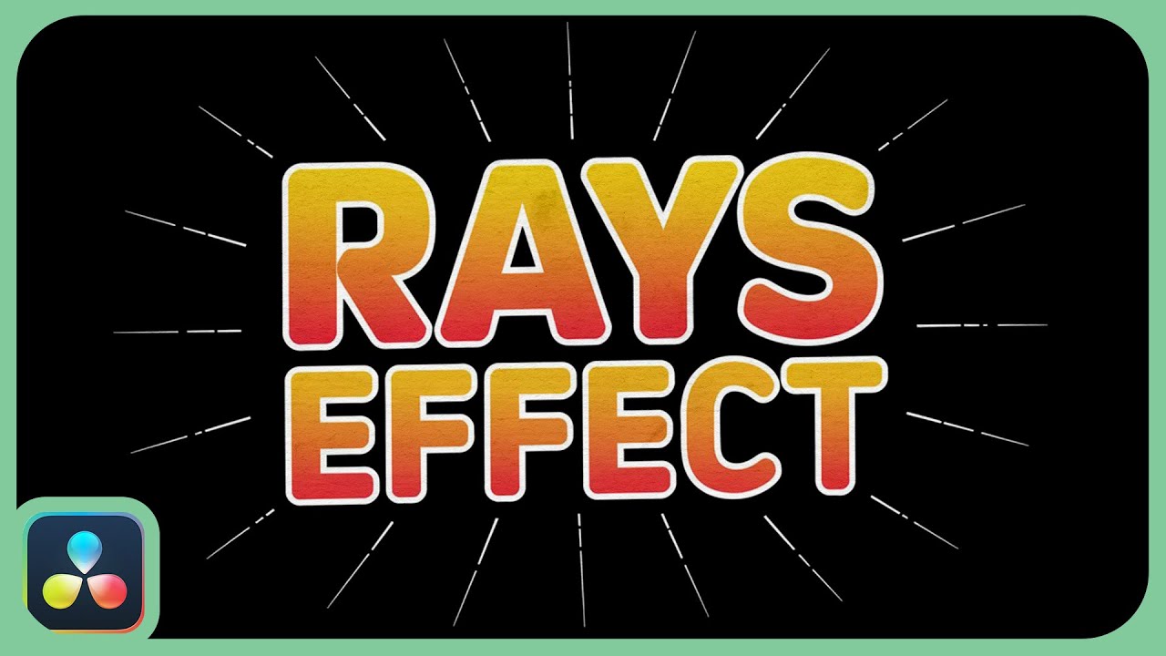 FREE Light Rays Effect | DaVinci Resolve |