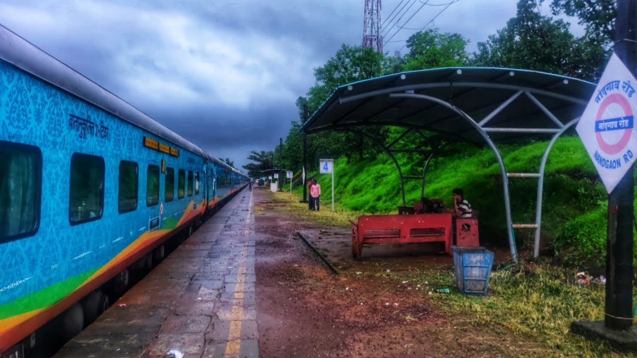 konkan railways journey compilation in monsoon ! only humsafar in konkan railways ! indian railways