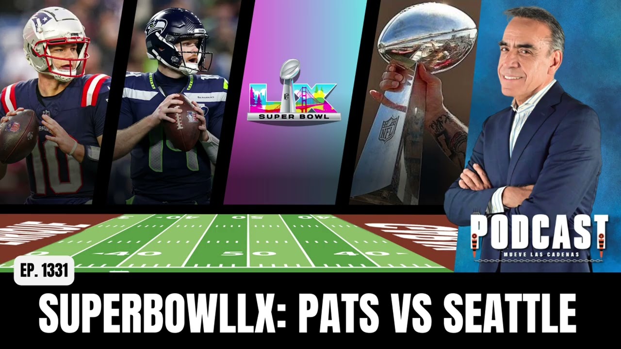 Serán Drake Maye y Patriots contra Sam Darnold y sus Seahawks, por el Super Bowl LX