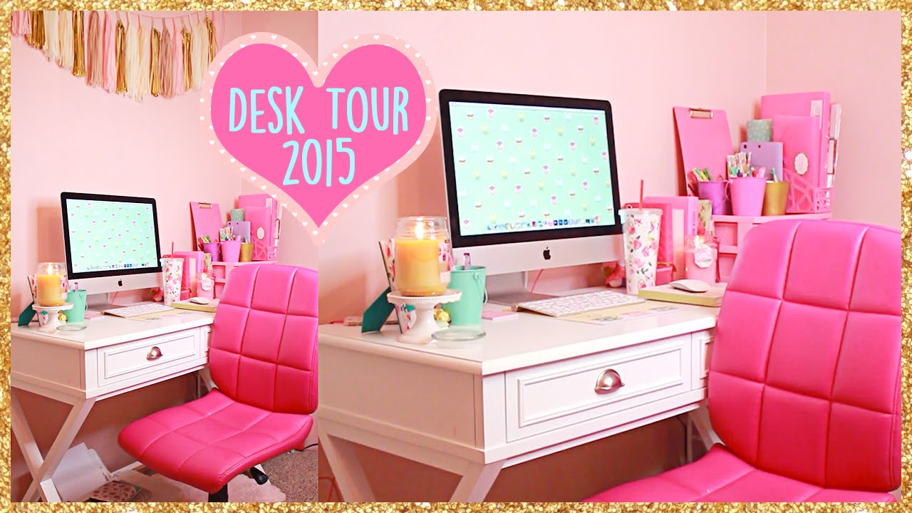 ♡ Desk Tour  & Craft Storage 2015 ♡