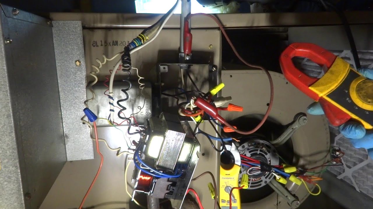 GAS FURNACE MOTOR DRAWING HIGH AMPS TROUBLE SHOOTING TO FIND ISSUE