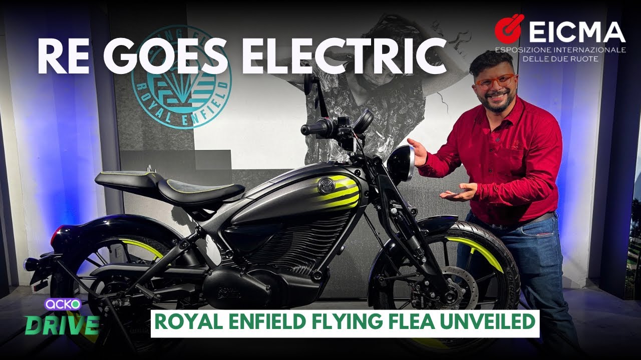 Royal Enfield Electric Motorcycle Flying Flea C6 First Look Video | EICMA 2024