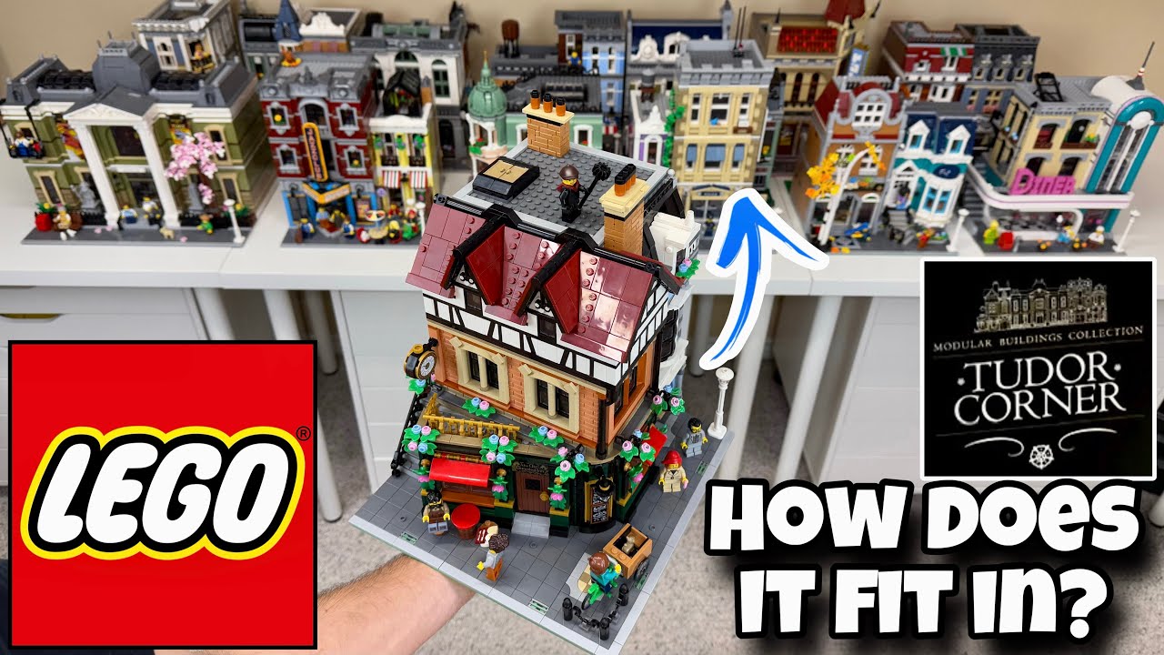 Tudor Corner Integration! How does it sit with the other LEGO Modulars?