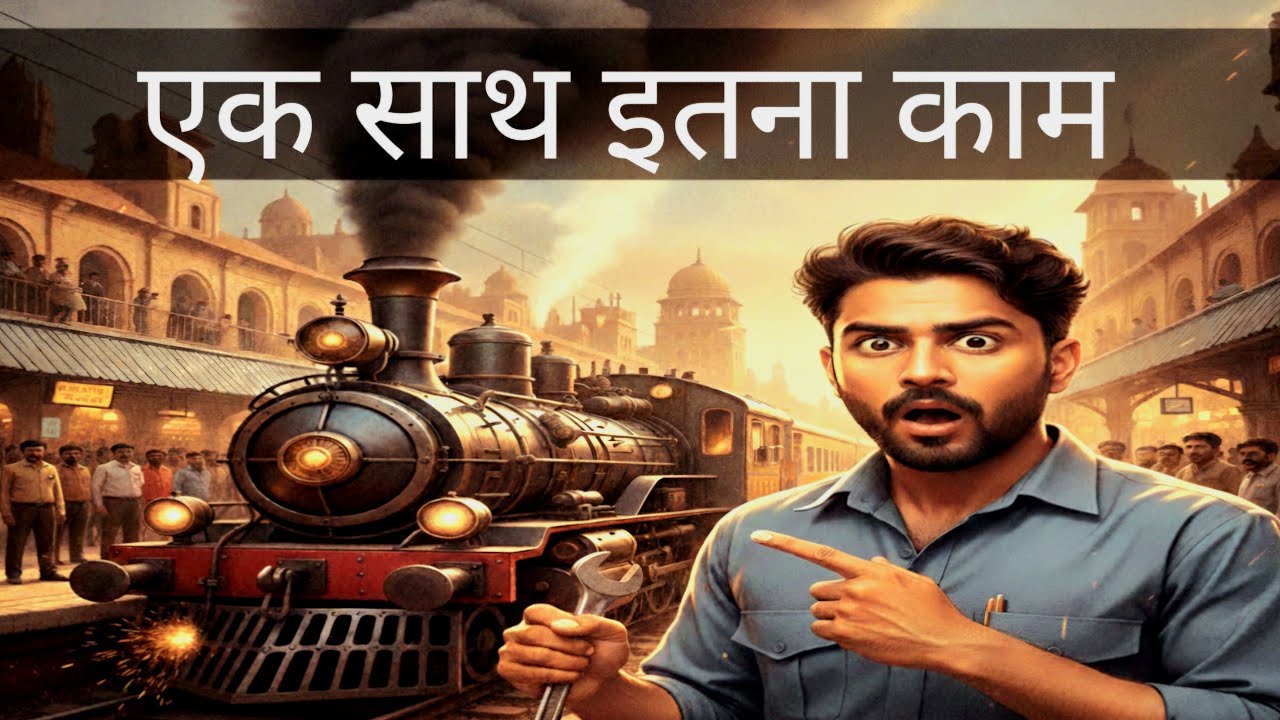  केसे मुमकिन है? 😱 एक ही बार में इतना काम | #railwayvideo #viralvideo #trendingvideo