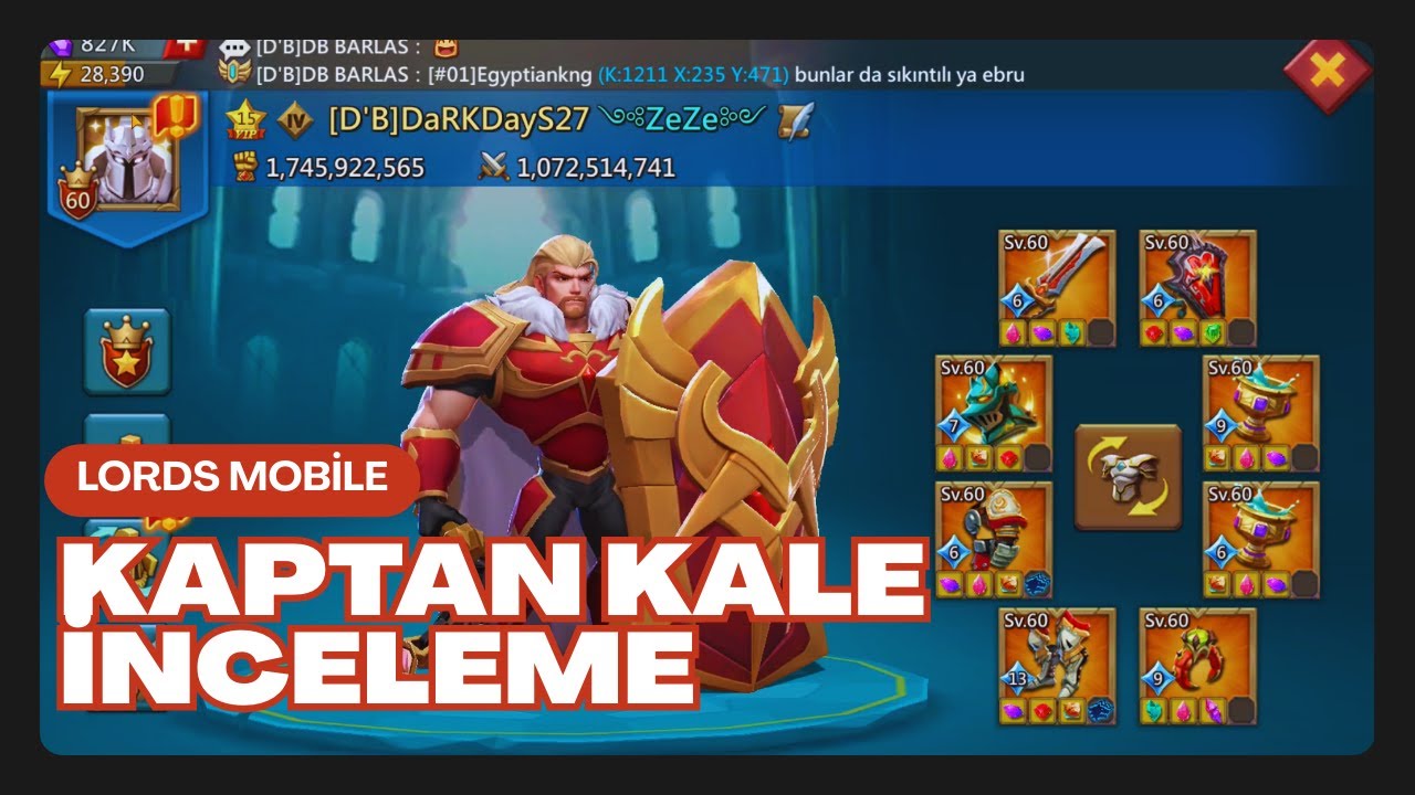 DARKDAYS'IN KAPTAN KALESİNİ İNCELİYORUZ - LORDS MOBİLE #lordsmobile  #lordsmobilet&uuml;rk&ccedil;e