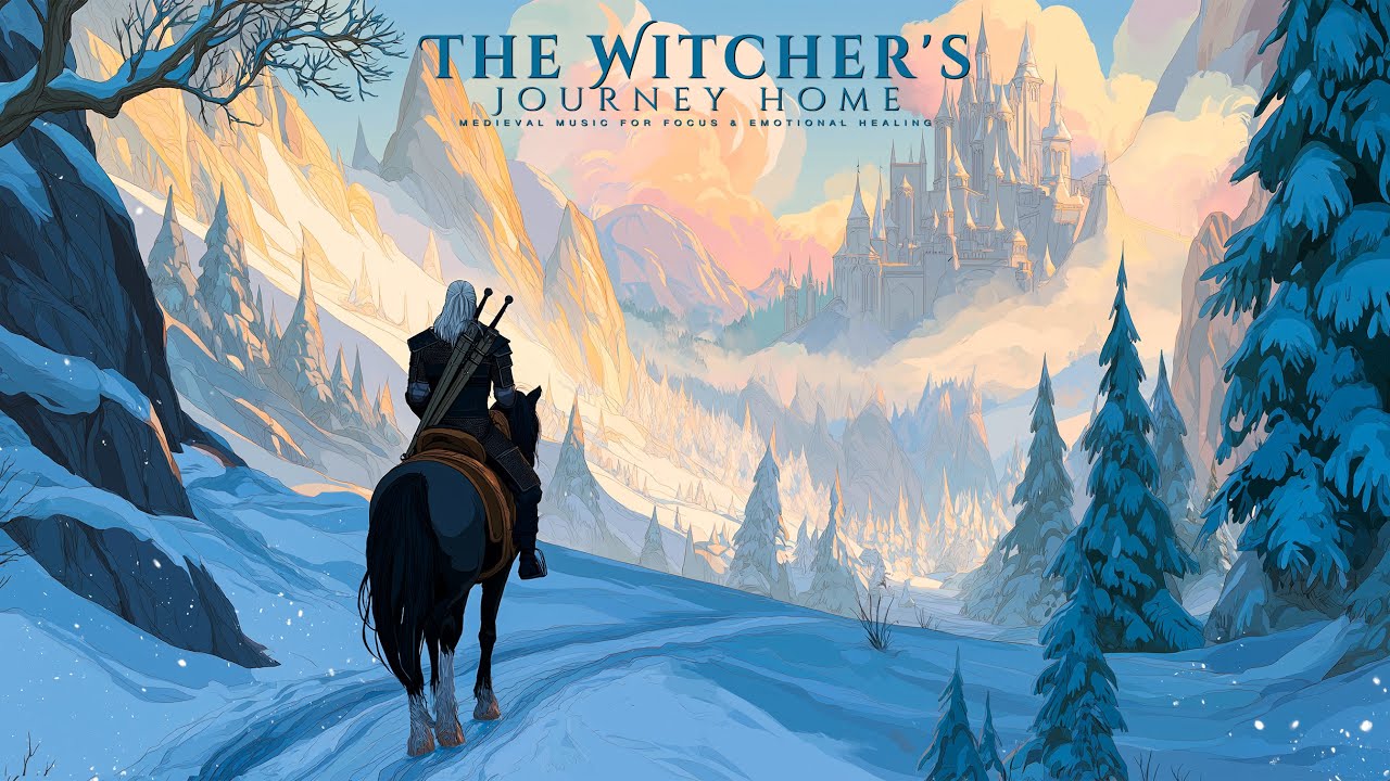 The Witcher's Journey Home | Medieval Music for Focus & Emotional Healing