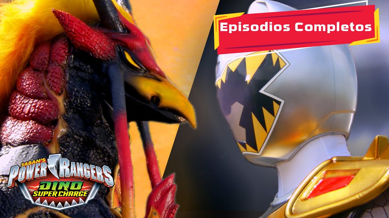 Pawers Ranyer en español | ¿NUEVO Silver Ranger? 😲 | Dino Supercarga | E14 y E15 Episodios Completos