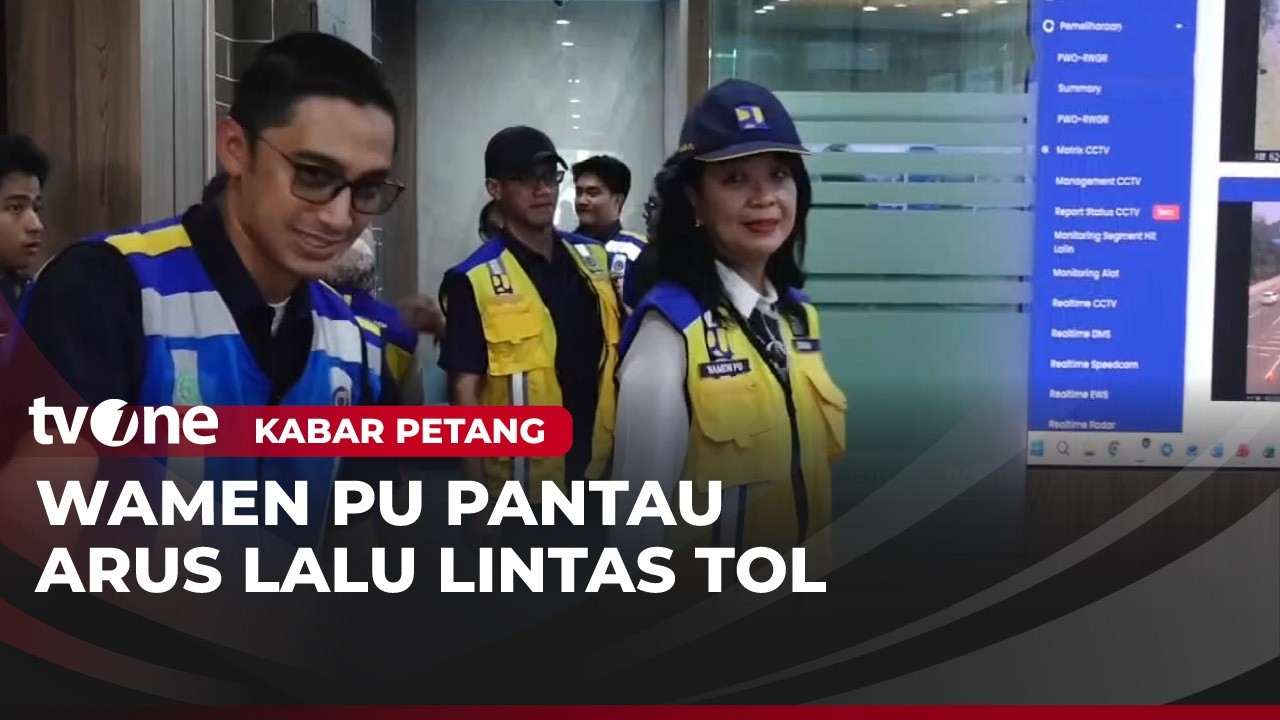 Wamen PU Kunjungi Gerbang Tol Cikatama | Kabar Petang