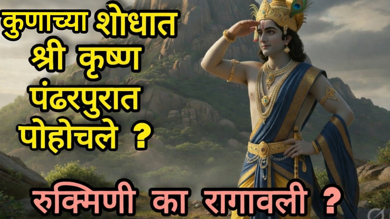 पंढरपूरची खरी गोष्ट विठ्ठल पंढरपूरला कसा आला? | कृष्णा नी द्वारका का सोडली असेल? 