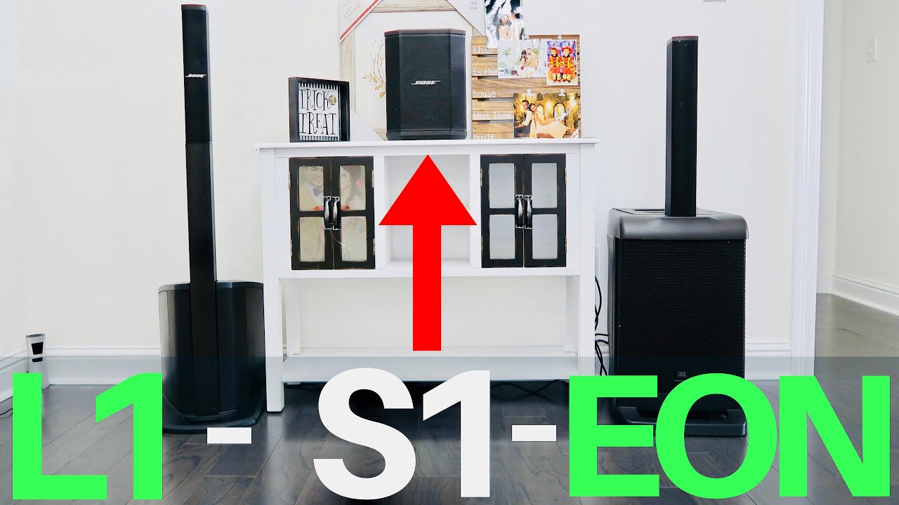 Bose S1 Pro против Bose L1 Compact против JBL EON ONE — демонстрация аудиотеста — битва акустичес...