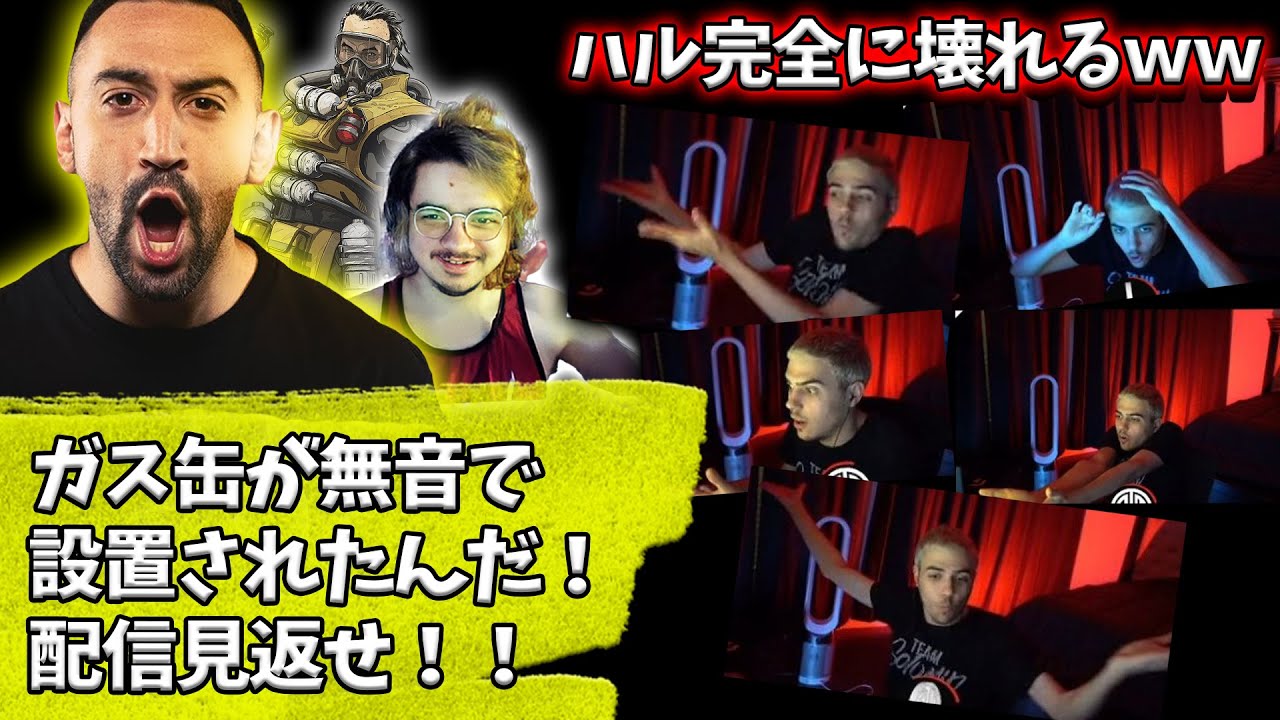 無実を主張するnoko容疑者の配信を見て完全におかしくなるハルw【Apex】【日本語字幕】