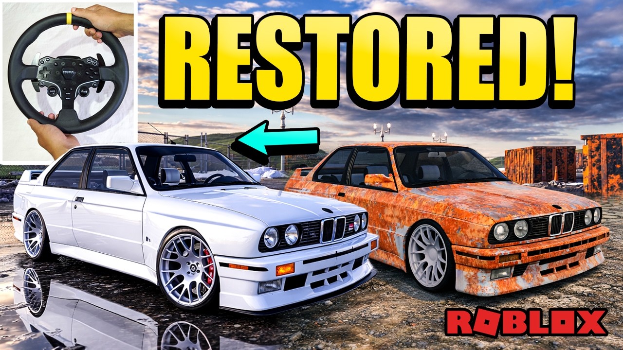 Я восстановил BMW M3 E30 в ROBLOX!