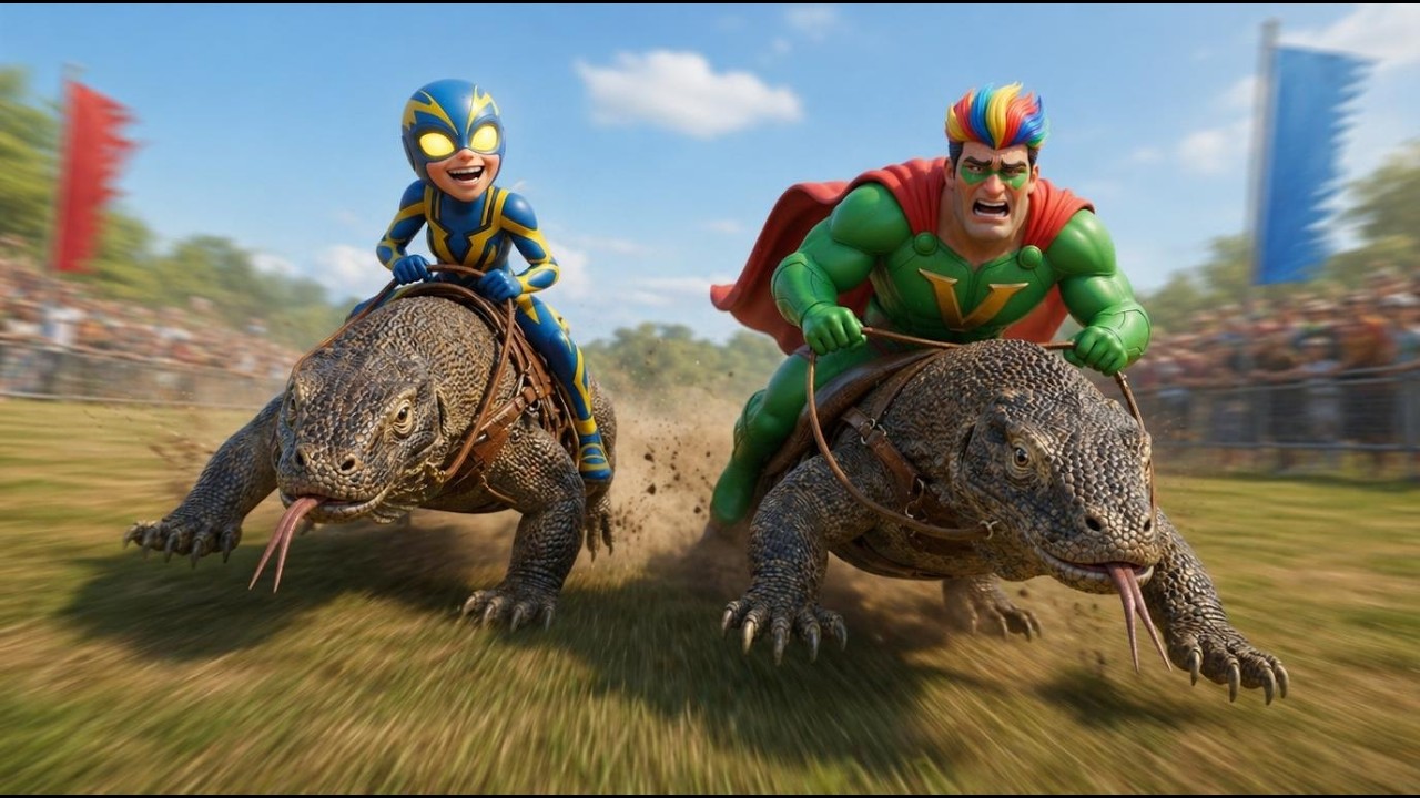 🐉🕷️ SPIDERMAN Wins The Magic Legendary Dragon Racing Championship – Epic Racing Challenge