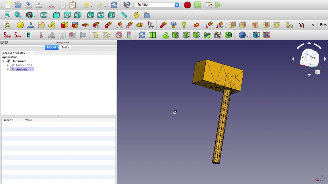 Finite Element Analysis in FreeCad