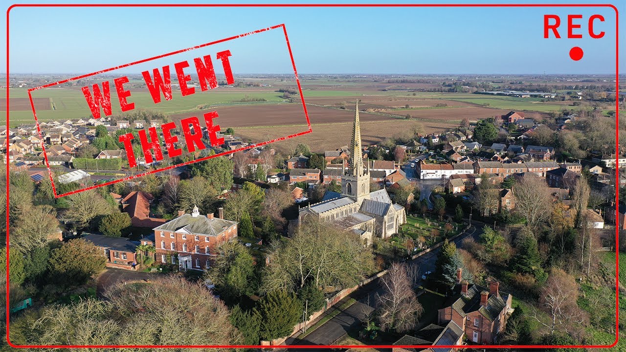 We went there - Gosberton, Lincolnshire. A drive through the village and fly over the church [drone]