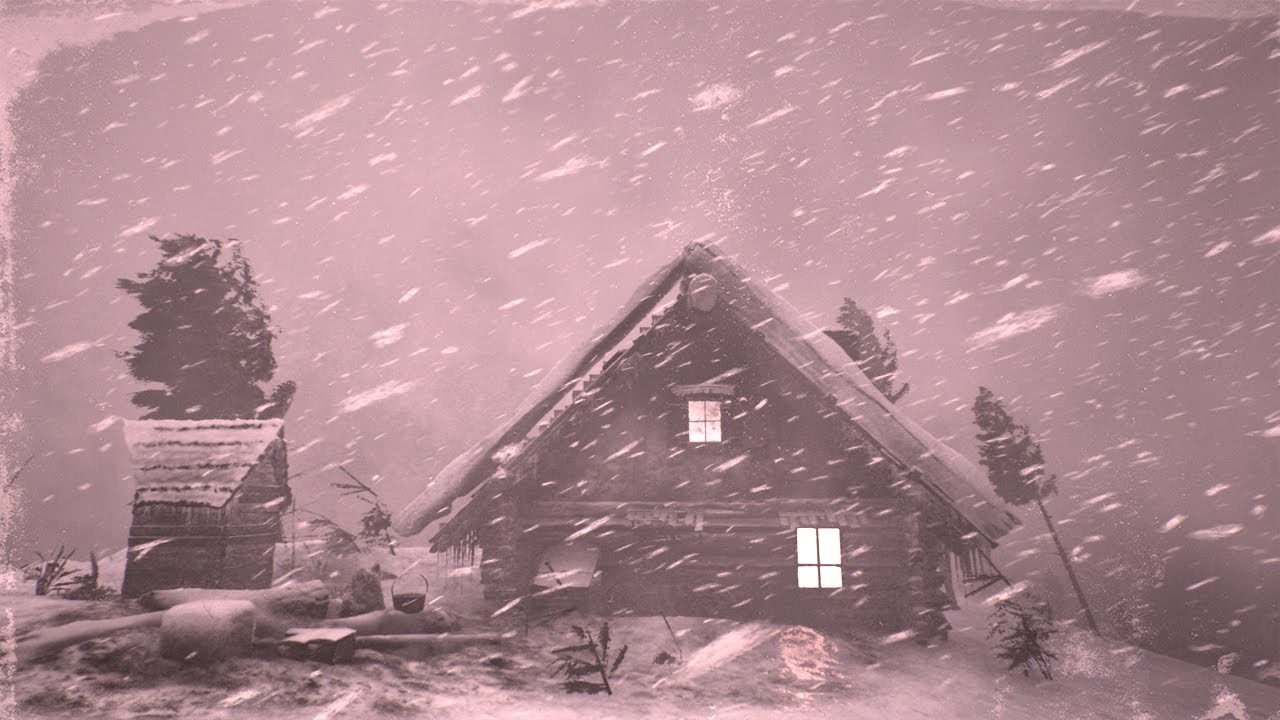 SNOW BLIZZARD Sleep Sounds – Intense SNOWSTORM AMBIENCE for Sleeping