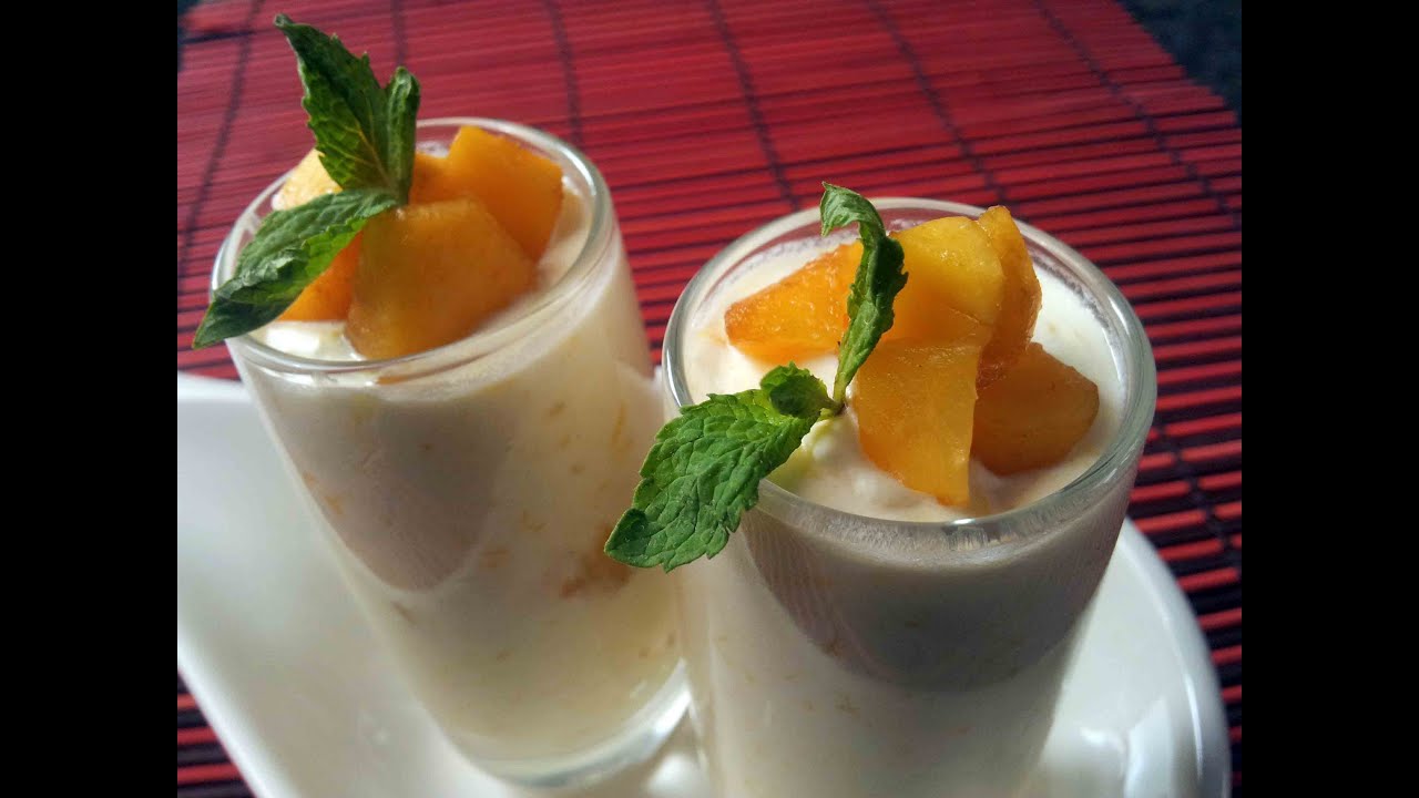 Quick Peach Mousse