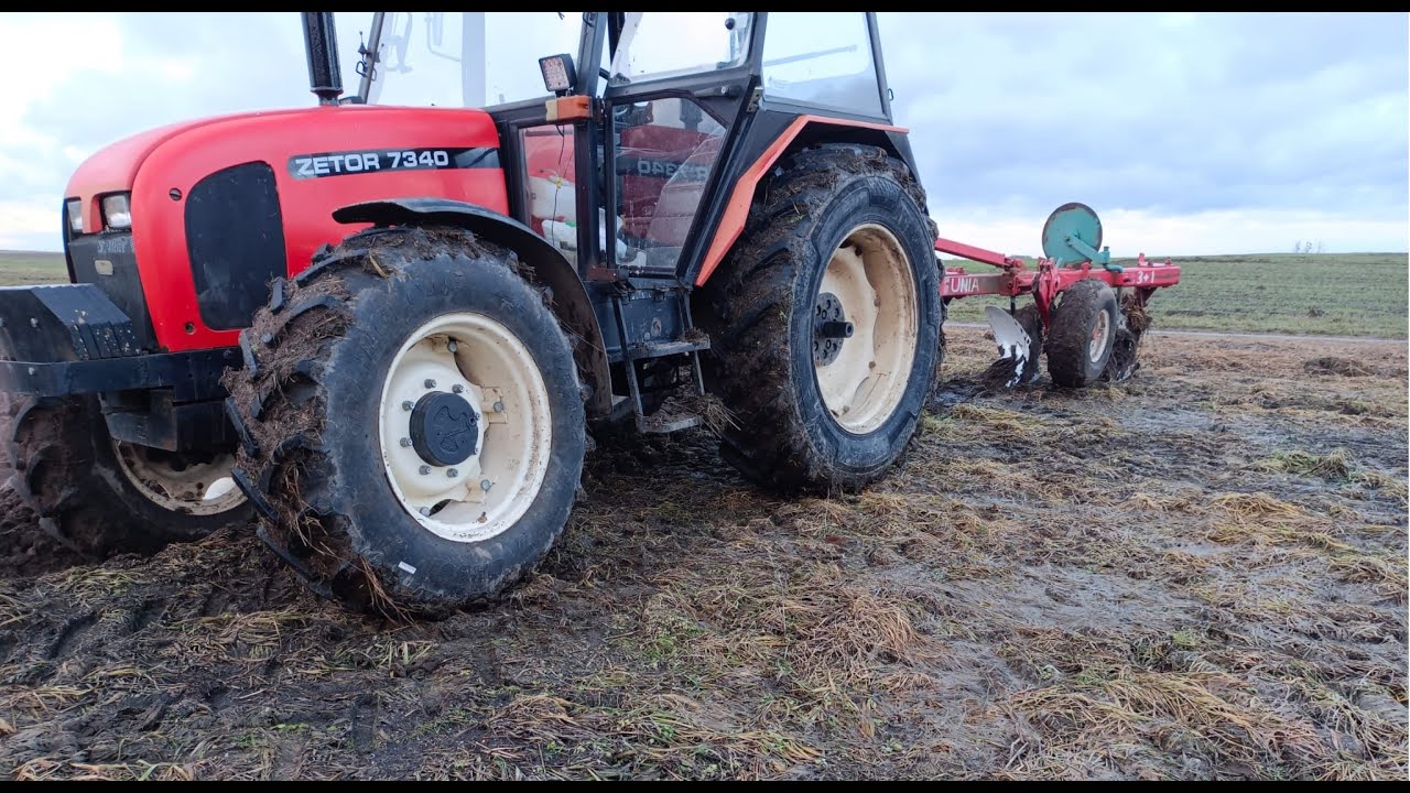 ZETOR 7340 - Nowe opony Alliance film mojego Przyjaciela
