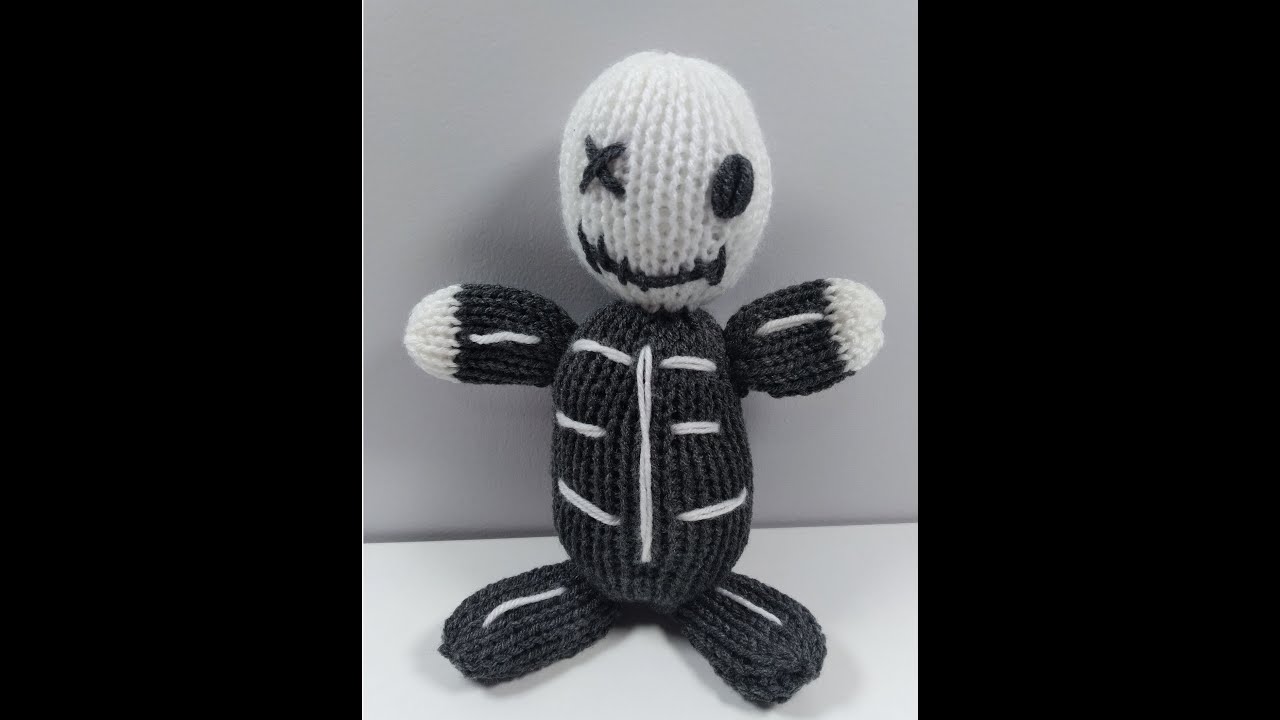 CREEPY HALLOWEEN DOLL - Sentro - Addi Circular Knitting Machine Tutorial for Beginners