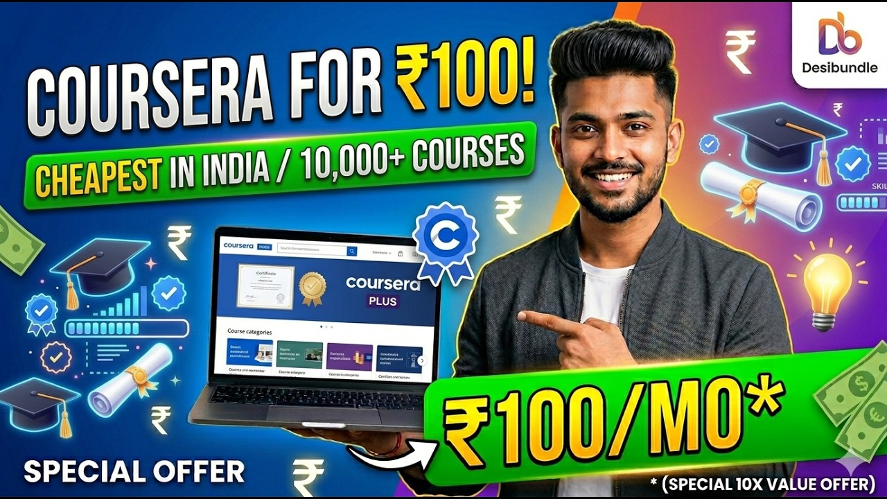 Buy Coursera Plus Cheapest Subscription in India | How to Buy Coursera Plus in 100 rupees per month