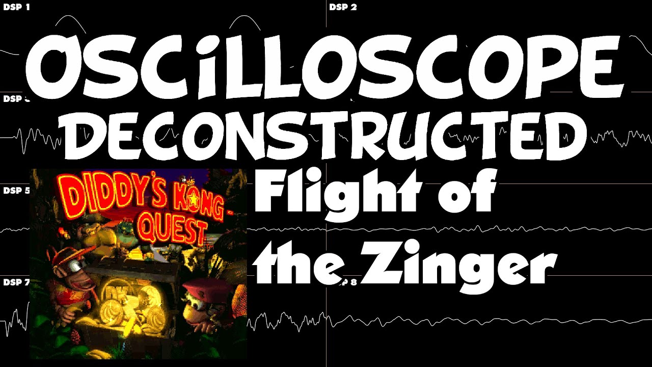 Flight of the Zinger - Donkey Kong Country 2 - Oscilloscope Deconstruction