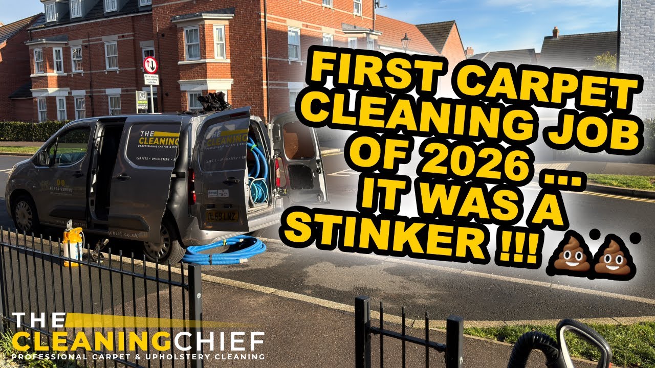 FIRST JOB OF 2026 ... AND IT DIDN'T DISAPPOINT 💩😳 | PROFESSIONAL CARPET CLEANING