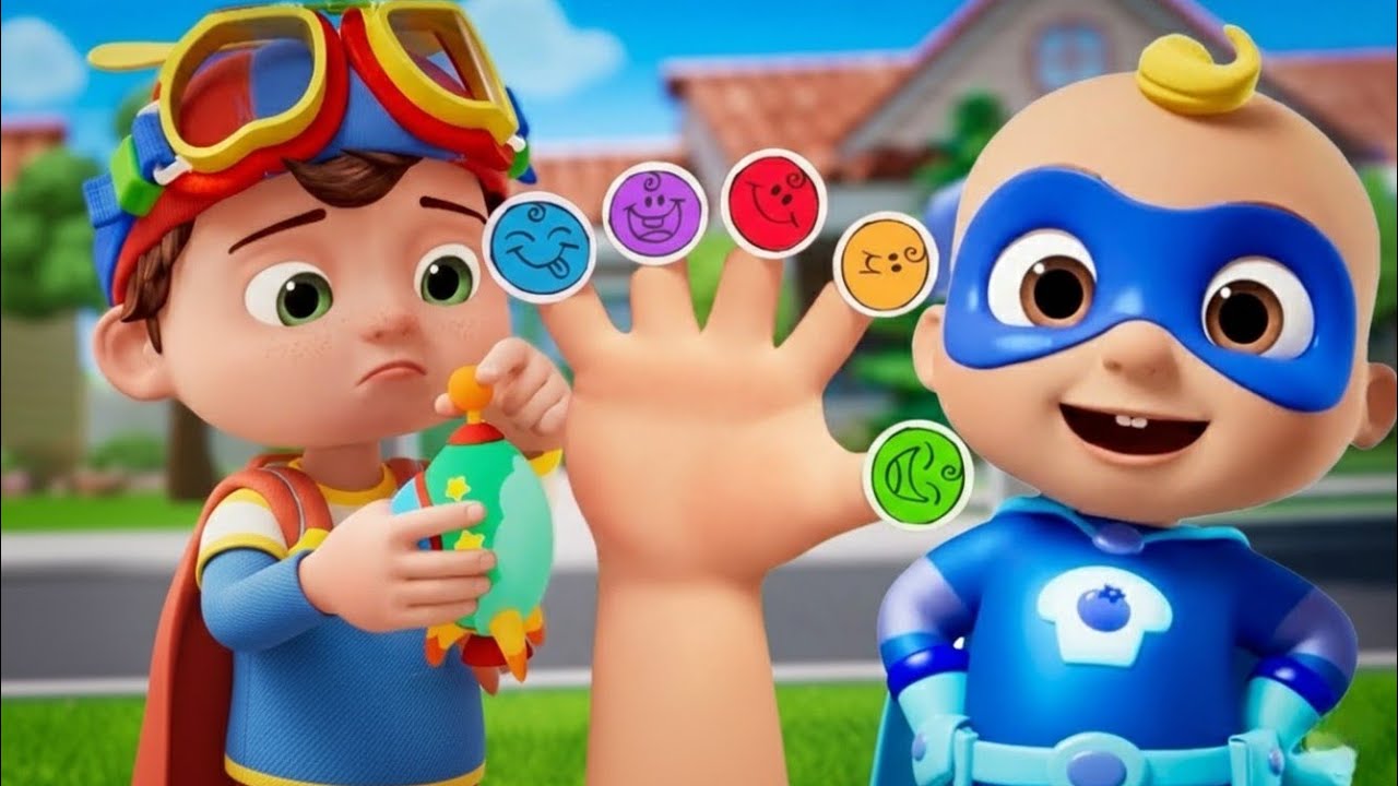 Finger Family Song | Balloon Finger FamilyㅣSong for Kids| Nursery Rhymes | English Rhymes 