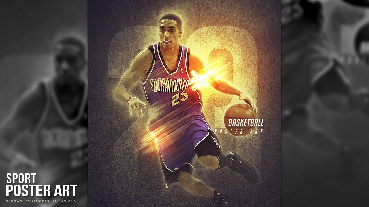 Create a Basketball Sport Poster in Photoshop CC