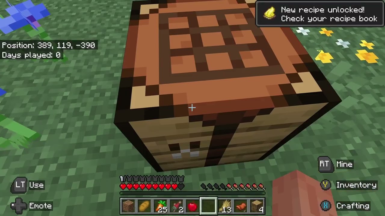 Playing Minecraft (no commentary)