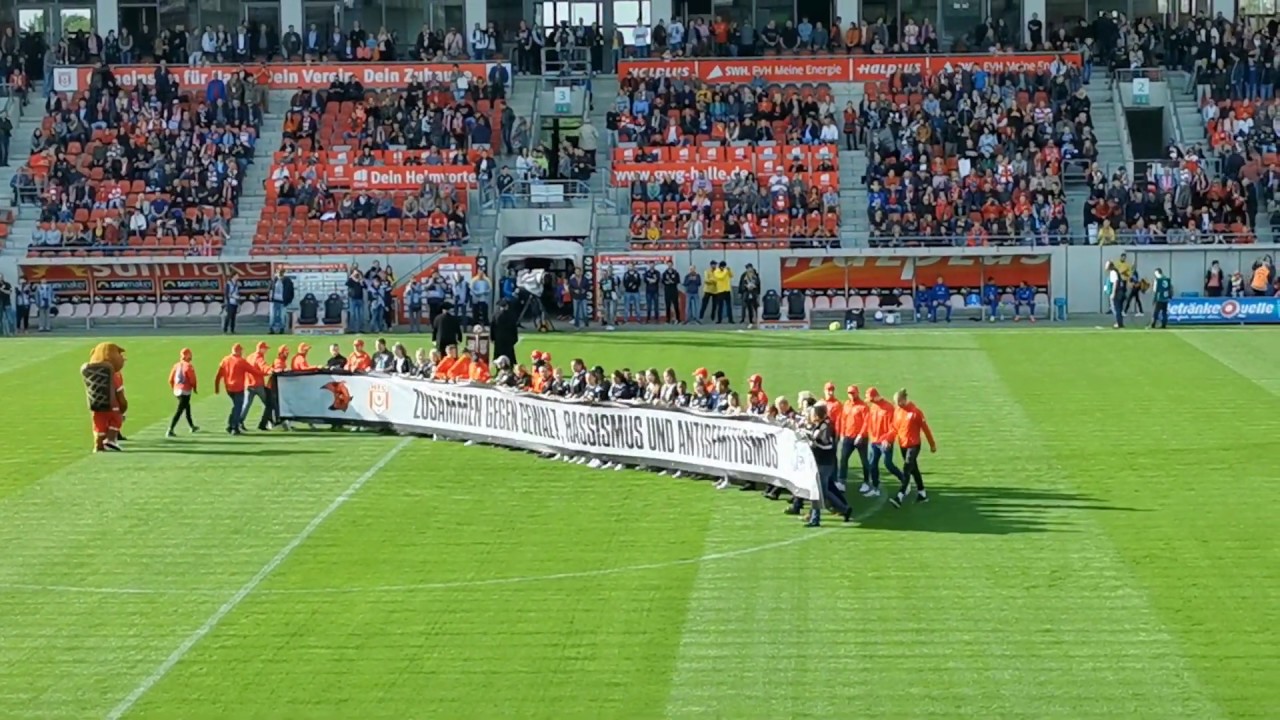 HFC Chemie vs. SV Meppen - 26.10.2019 - Zeichen setzen