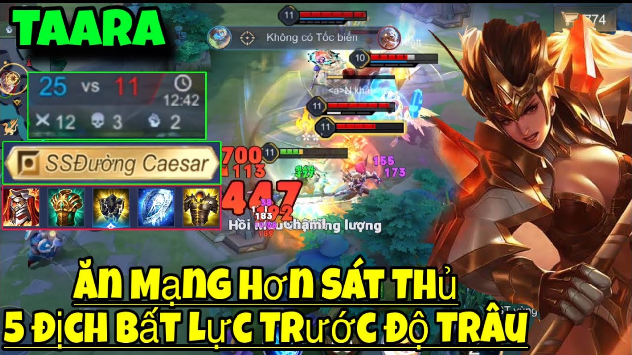 ATAARA Liên Quân || Ăn Mạng Hơn Sát Thủ 5 Địch Bất Lực Không Hạ Gục Nổi
