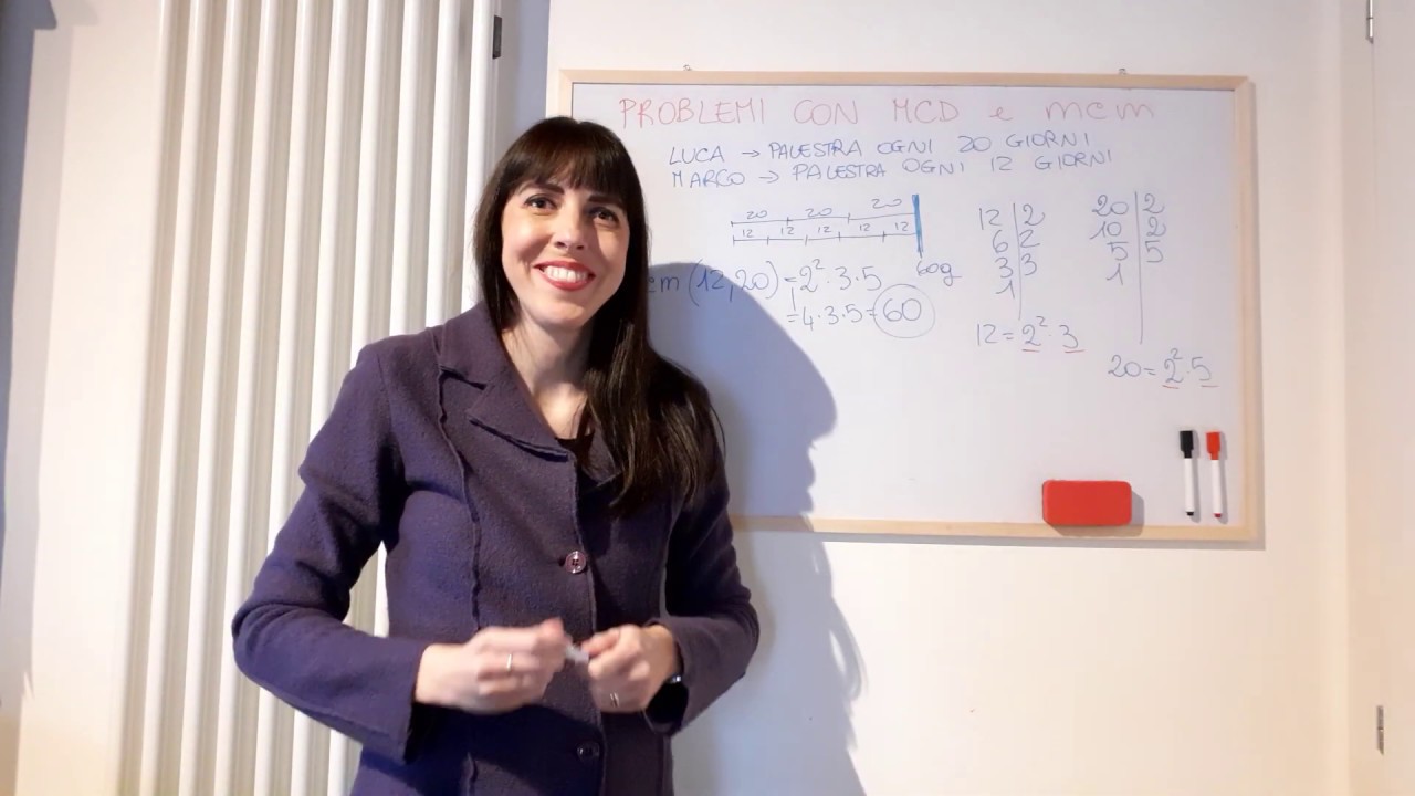 Problemi con MCD e mcm (classe prima)