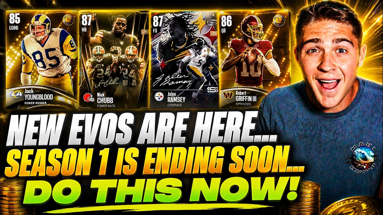 NEW EVOS ARE HERE...SEASON 1 IS ENDING SOON...DO THIS NOW!