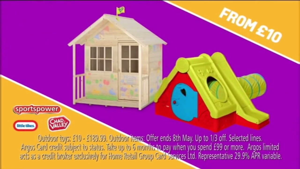 Argos Big Red Event Power Outdoor Toys Garden Vouchers Advert 2018