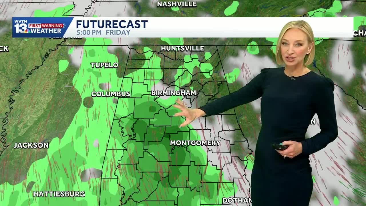 Springlike temperatures continue for Alabama this week ahead of storms by the weekend