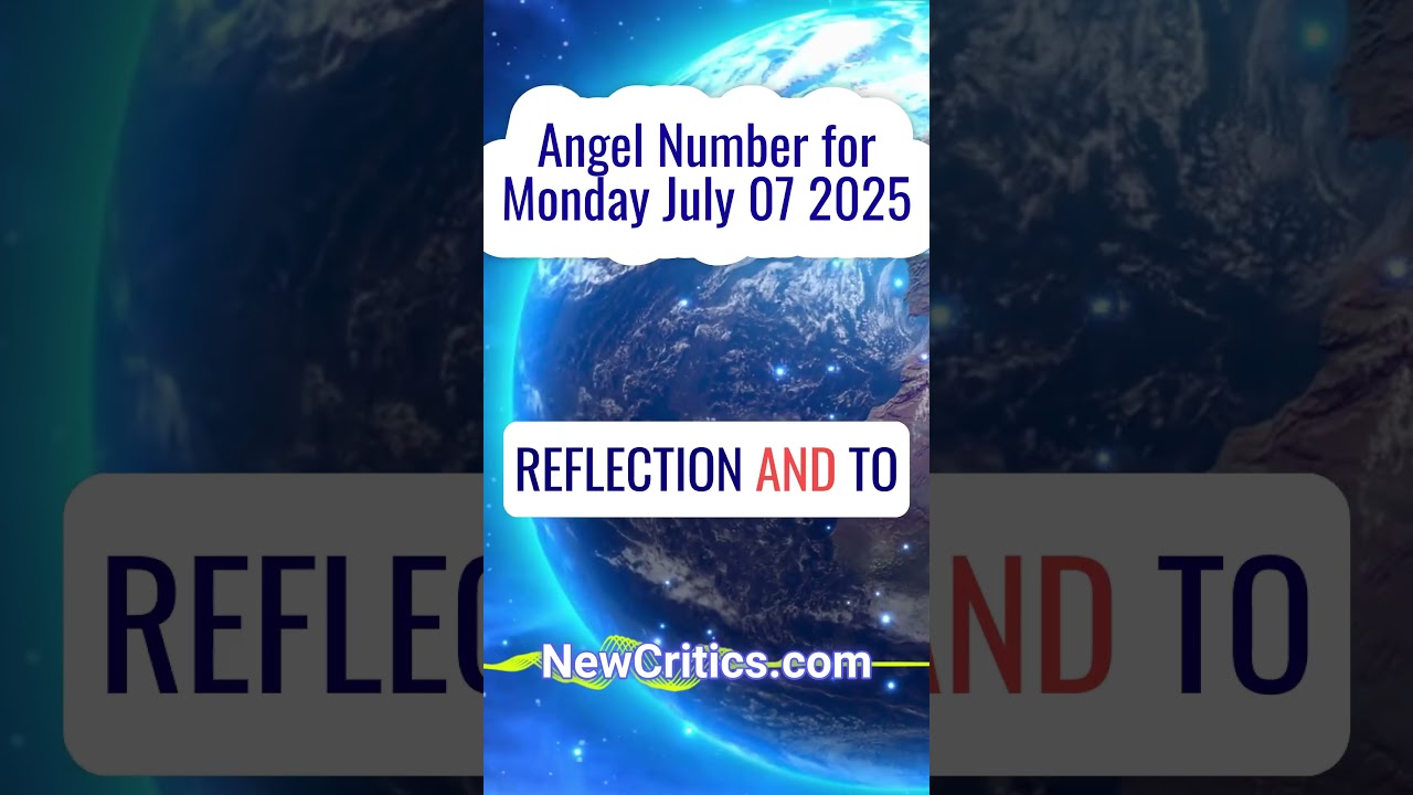 Angel Number for Monday July 07 2025 #angel #angelnumbers #numerology