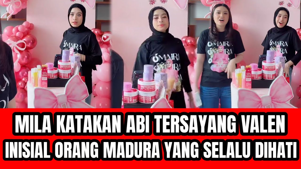 MILA KATAKAN ABI TERSAYANG VALEN INISIAL ORANG MADURA MILA BLAK BLAKAN