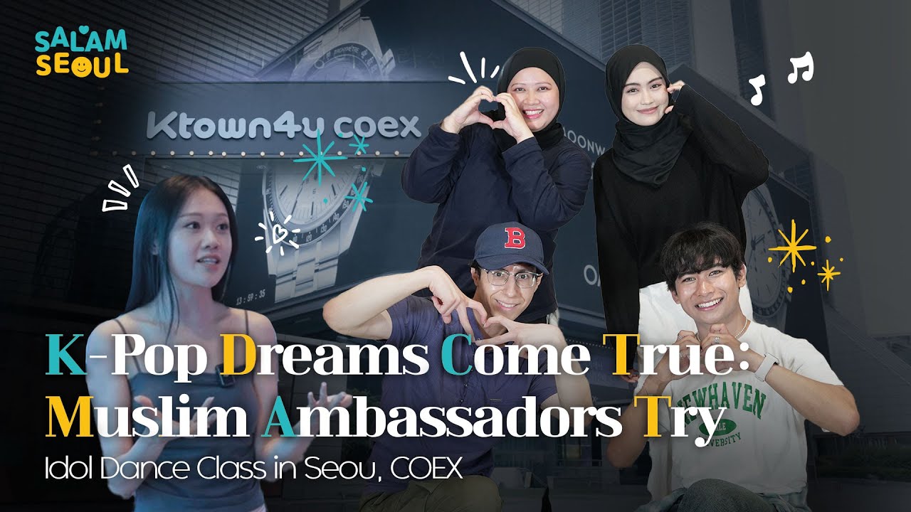 We Danced Like K-Pop Stars... Or Tried To 😂 | Salam Seoul Experience #kpopdance #kpopdemonhunters